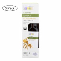 Aura Cacia - Organic Skincare Oil - Argan - Case of 3 - 1 fl oz.