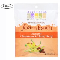 Aura Cacia - Foam Bath Sensual Cinnamon and Ylang Ylang - 2.5 oz - Case of 6
