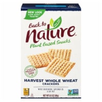 Harvest Whole Wheat Crackers - Whole Wheat Safflower Oil and Sea Salt