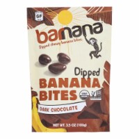 Barnana - Chewy Banana Bites - Organic Chocolate - Case of 12 - 3.5 oz.