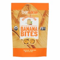 Barnana Chewy Banana Bites - Organic Peanut Butter - Case of 12 - 3.5 oz.