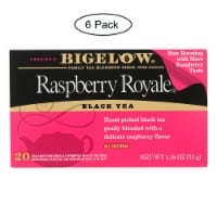Bigelow Tea Raspberry Royale Black Tea - Case of 6 - 20 Bags