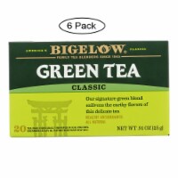 Bigelow Tea Green Tea - Classic - Case of 6 - 20 BAG