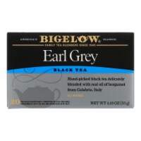 Bigelow Tea Earl Grey Black Tea - Case of 6 - 20 Bags