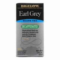 Bigelow Tea Earl Grey Decaffeinated Black Tea - Case of 6 - 20 Bags