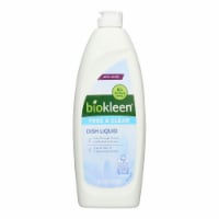 Biokleen Dish Liquid - Natural - Free and Clear - 25 oz - Case of 6