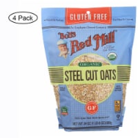 Bob's Red Mill - Organic Steel Cut Oats - Gluten Free - Case of 4-24 oz.