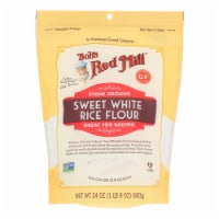 Bob's Red Mill - Rice Flour Sweet Whte Gluten Free - Case of 4 - 24 oz.