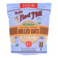 Bob's Red Mill - Organic Thick Rolled Oats - Gluten Free - Case of 4-32 oz.