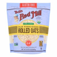 Bob's Red Mill - Organic Old Fashioned Rolled Oats - Gluten Free - Case of 4-32 oz.