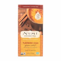 Numi Tea Golden Latte - Organic - Turmeric Chai - Case of 6 - 2.12 oz.