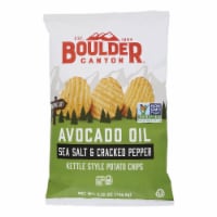 Boulder Canyon Sea Salt and Cracked Pepper Avocado Oil Potato Chips