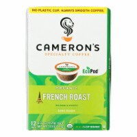 CameronS Specialty Coffee, Organic French Roast  - Case of 6 - 12 CT