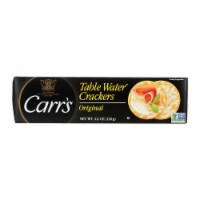 Carr's Bite Size Table Water Cracker - Case of 12 - 4.25 oz.