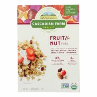 Cascadian Farm Organic Granola - Fruit and Nut - Case of 6 - 13.5 oz.