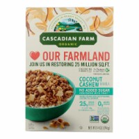 Cascadian Farm - Cereal Granola Coconut Cashew - Case of 6 - 14 oz.
