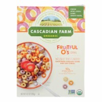 Cascadian Farm Organic Cereal - Fruitful Os - Case of 10 - 10.2 oz.