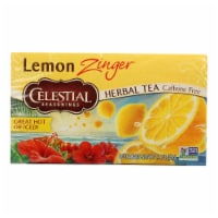 Celestial Seasonings Herbal Tea Caffeine Free Lemon Zinger - 20 Tea Bags - Case of 6