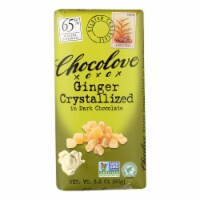 Chocolove - Premium Chocolate Bar - Dark Chocolate - Ginger Crystallized