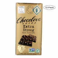 Chocolove - Premium Chocolate Bar - Dark Chocolate - Extra Strong - 3.2 oz Bars - Case of 12