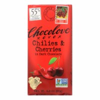 Chocolove Premium Chocolate Bar - Dark Chocolate - Chilies and Cherries