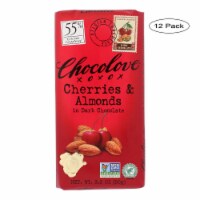 Chocolove - Premium Chocolate Bar - Dark Chocolate - Cherries and Almonds