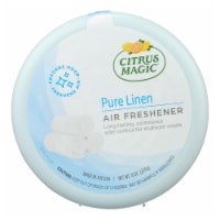 Citrus Magic Solid Air Freshener - Pure Linen - Case of 6 - 8 oz.