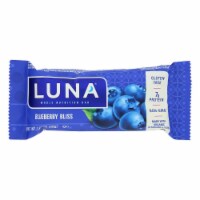 Clif Bar Luna Bar - Organic Blueberry Bliss - Case of 15 - 1.69 oz.