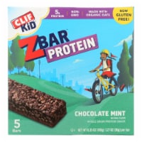 Clif Kid bar Organic Kid bar Protein - Chocolate Mint - Case of 6 - 1.27 oz.