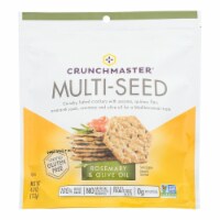 Crunchmaster - Multiseed Crckr Rsmry&olv - Case of 12 - 4 oz.