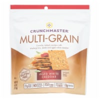 Crunchmaster - Multigrn Cracker White Chddr - Case of 12 - 4 oz.