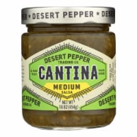 Desert Pepper Trading - Salsa - Cantina - Med - Green - Case of 6 - 16 oz.