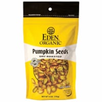 Eden Foods Organic Pumpkin Seeds - Dry Roasted - Case of 15 - 4 oz.