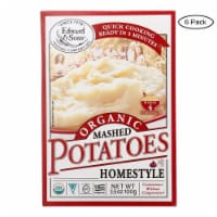Edward and Sons Organic Mashed Potatoes - Home Style - Case of 6 - 3.5 oz.