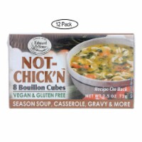 Edwards and Sons Natural Bouillon Cubes - Not Chick n - 2.5 oz - Case of 12