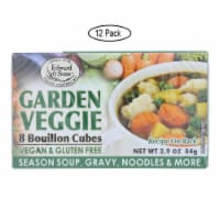 Edwards and Sons Natural Bouillon Cubes - Garden Veggie - 2.9 oz - Case of 12