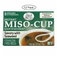 Edward and Sons Seaweed Miso - Cup - Case of 12 - 2.5 oz.