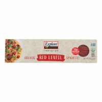 Explore Cuisine Organic Red Lentil Spaghetti - Spaghetti - Case of 12 - 8 oz.
