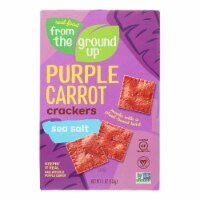 From the Ground Up Sea Salt Purple Carrot Crackers - Case of 6 - 4 oz.