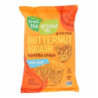 From The Ground Up - Butternut Squash Sea Salt Tortillia Chips - Case of 12 - 4.5 oz.