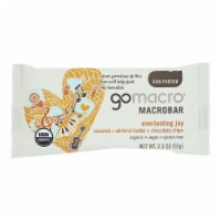 Gomacro Organic Macrobar - Coconut Almond Butter and Chocolate Chips - Case of 12 - 2.3 oz.