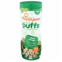 Happy Baby Kale and Spinach Supperfood Puffs