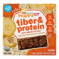 Happy Tot Fiber and Protein - Apple Peach Pumpkin and Cinnamon - Case of 6 - 0.88 oz.