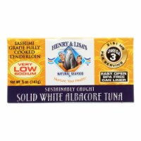 Natural Seafood Tuna - Solid White Albacore - No Salt Added - 5 oz - case of 12
