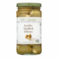 Natural Jeff's Natural Garlic Stuffed Olives - Garlic Stuffed Olives
