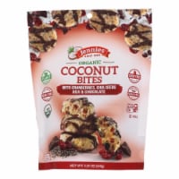 Jennies Coconut Bites - Organic - Cranberry Goji - Case of 6 - 5.25 oz.