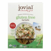 Jovial - Gluten Free Brown Rice Pasta - Farfalle - Case of 12 - 12 oz.