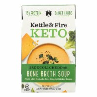 Kettle And Fire - Keto Soup Broc Ched/chkbb - Case of 6 - 16.9 oz.