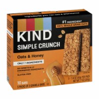 Kind - Simple Crunch Oat & Honey - Case of 8-5/1.4 oz.