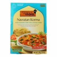 Dinner - Mixed Vegetable Curry with Cottage Cheese - Navratan Korma - 10 oz - case of 6